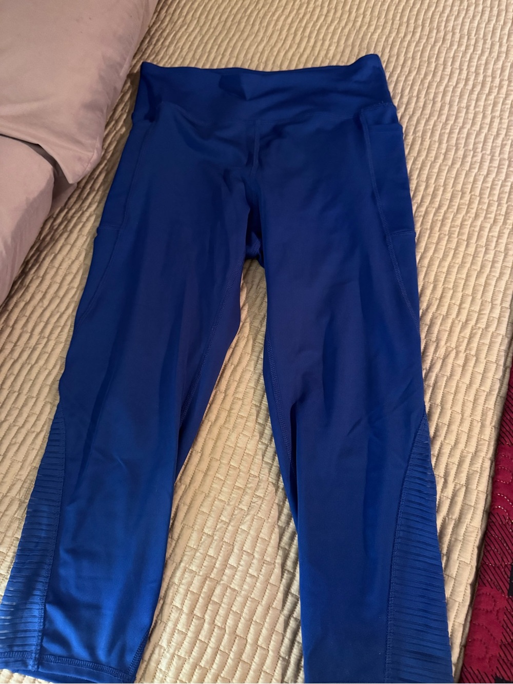 Bally Royal Blue Athletic Leggings Size XL no tags